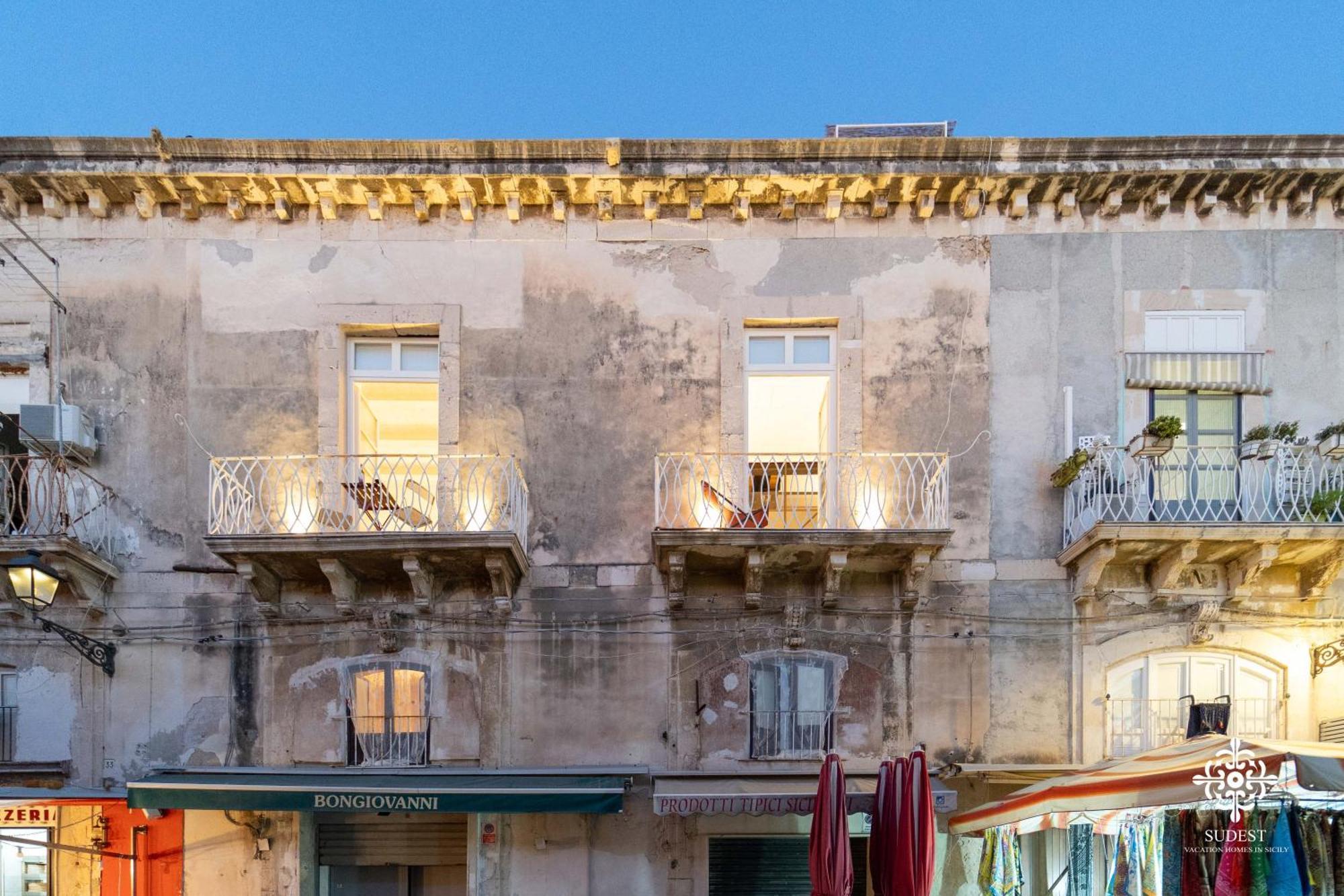 La Terrazza Sull'Antico Mercato Di Ortigia 시라쿠사 외부 사진